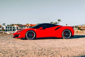 The Ferrari 488 is among the most popular exotic car rentals in Miami