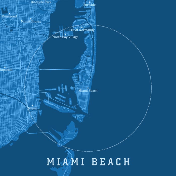 Miami Beach Neighborhood Guide Map